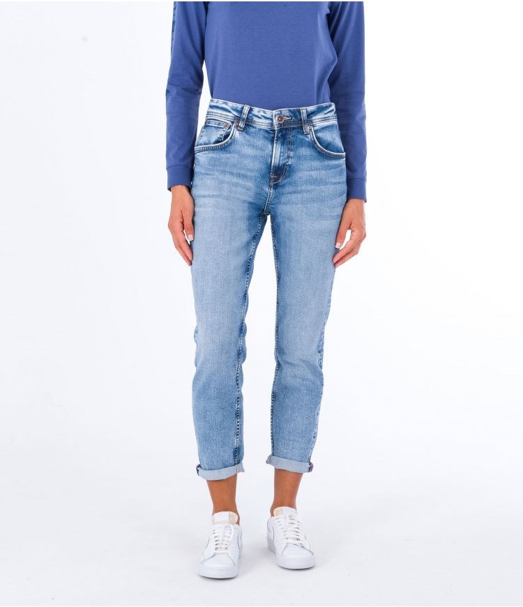 Hurley Laney Mom Oceancare Denim Pant Bottoms Denim Wf2 | QOXCRG-947