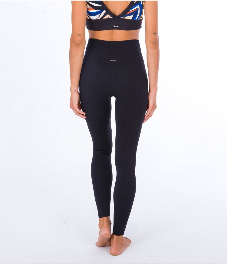 Hurley Legging H2o Dri Seamless Caviar | KNUAEM-741