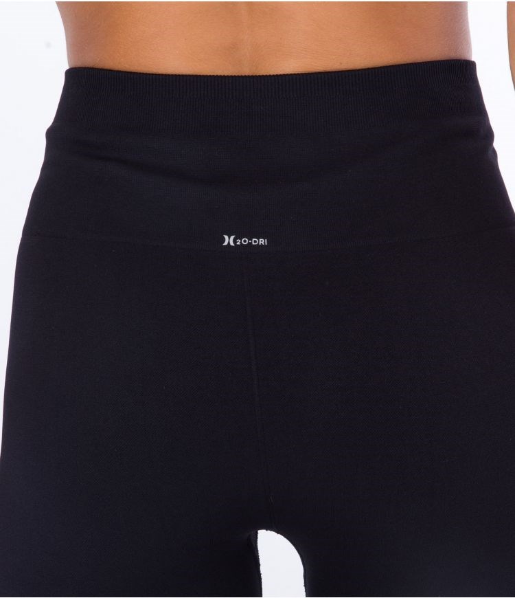 Hurley Legging H2o Dri Seamless Caviar | KNUAEM-741