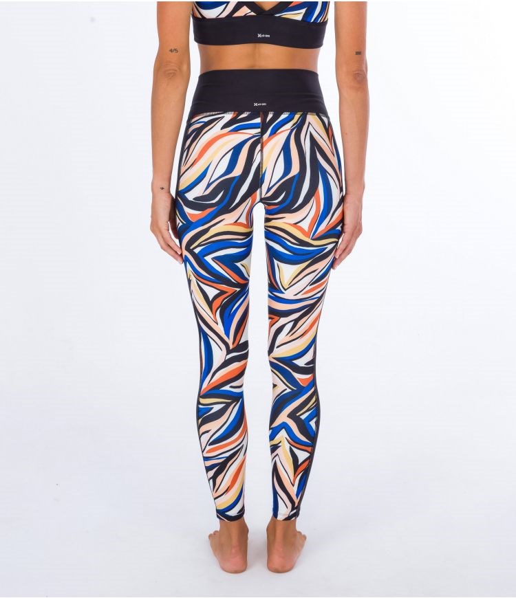 Hurley Legging H2o Dri V-shaped Colorblock Sand Dunes | KISNBY-361