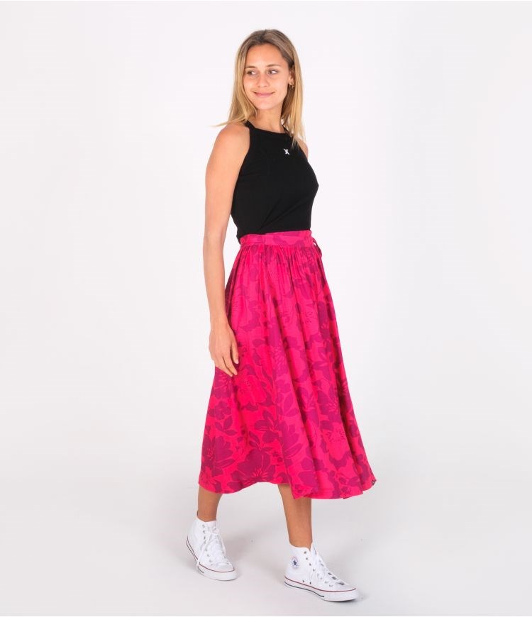 Hurley Long Skirt Baggy Midi Wrap Knock Out | SWCQNK-419