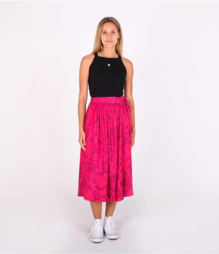 Hurley Long Skirt Baggy Midi Wrap Knock Out | SWCQNK-419
