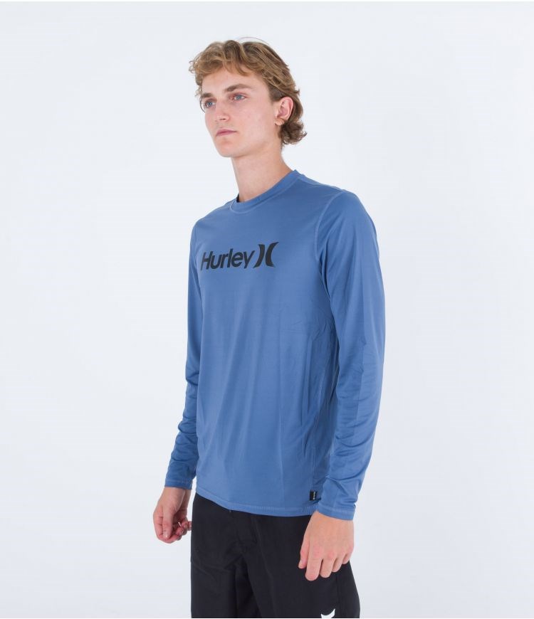 Hurley Lycra Long Sleeve O&o Surf Azules | KRQGHL-934