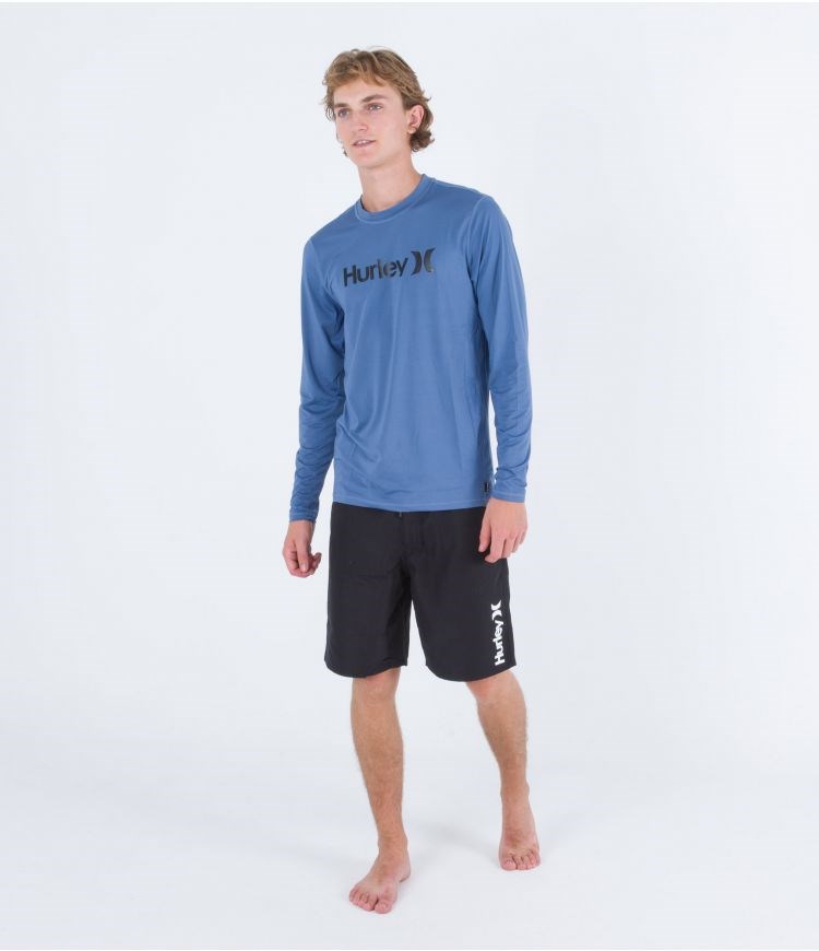 Hurley Lycra Long Sleeve O&o Surf Azules | KRQGHL-934