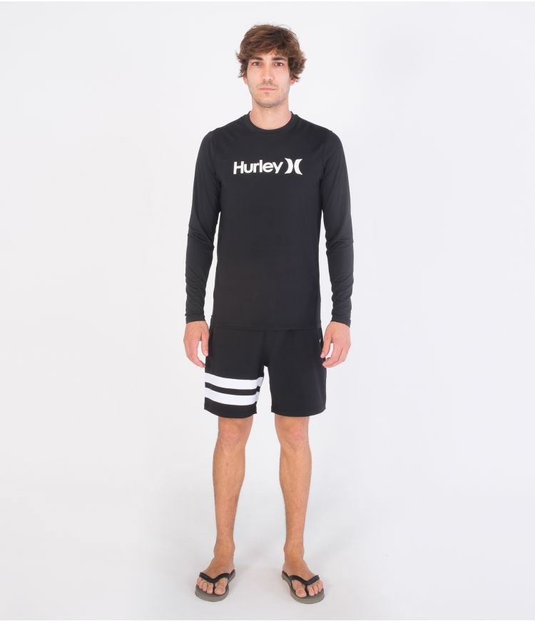 Hurley Lycra Long Sleeve Oao Surf Negros | NRBUZV-781