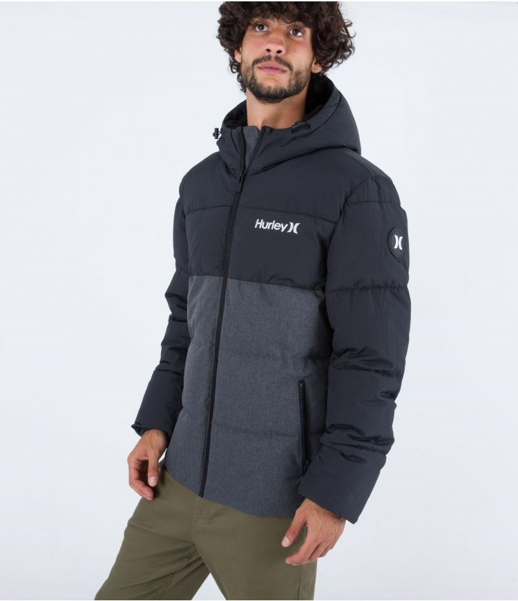 Hurley Mammoth 3m Puffer Jacket Negros | LGZCDQ-093