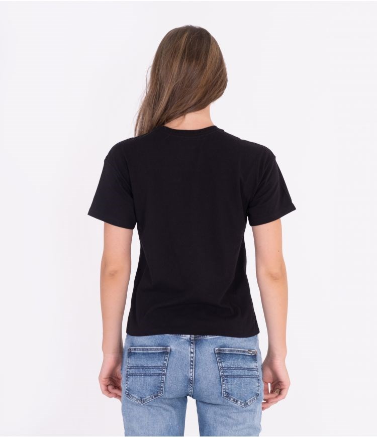 Hurley One & Only Core Tee Tops And T-shirts Negros | CLIMWO-524