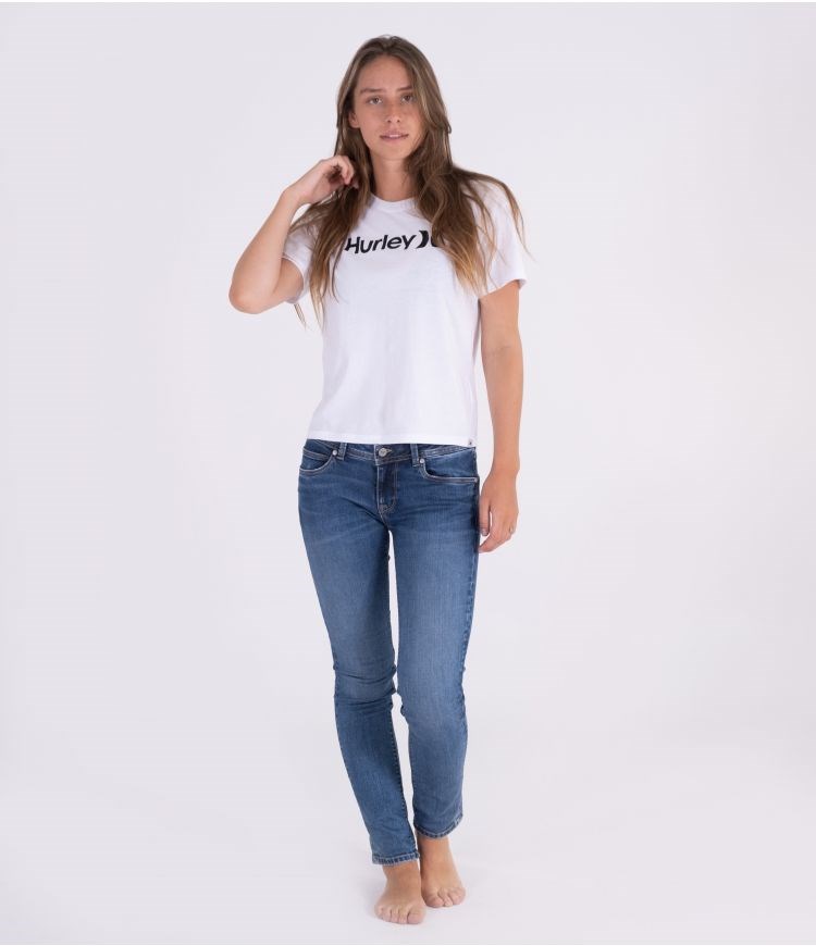 Hurley One & Only Core Tee Tops And T-shirts Blancos | CLKSQI-594