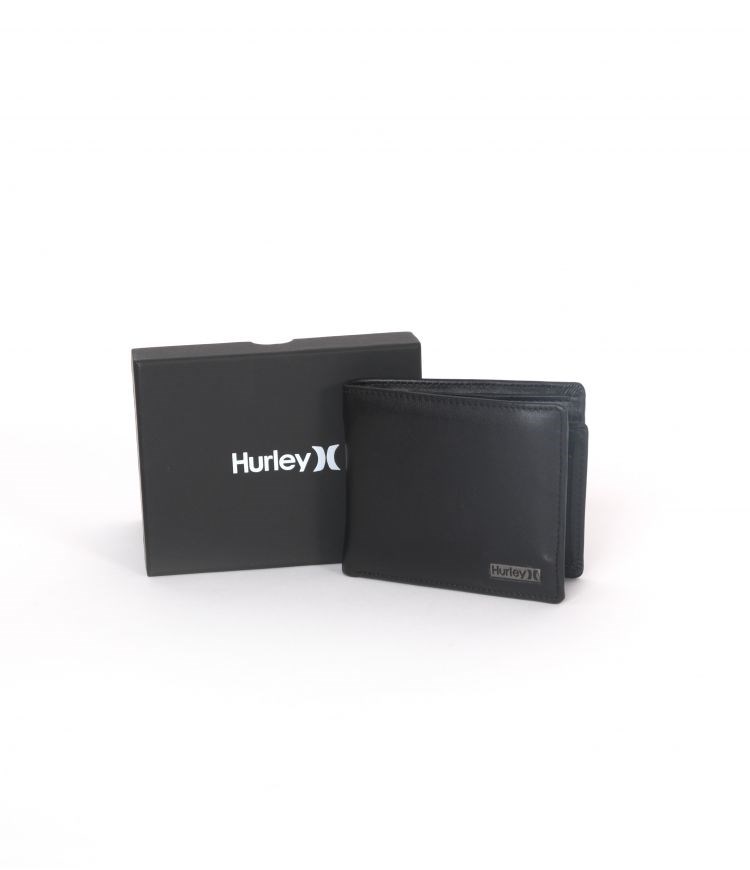 Hurley One & Only Cuero Wallet Negros | FKRIUA-618