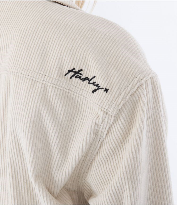 Hurley Overshirt Oceancare Corduroy Marshmallow | VWKOBS-326