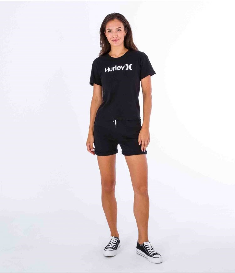 Hurley Pant Corta Oceancare Script Negros | YKWBGU-483