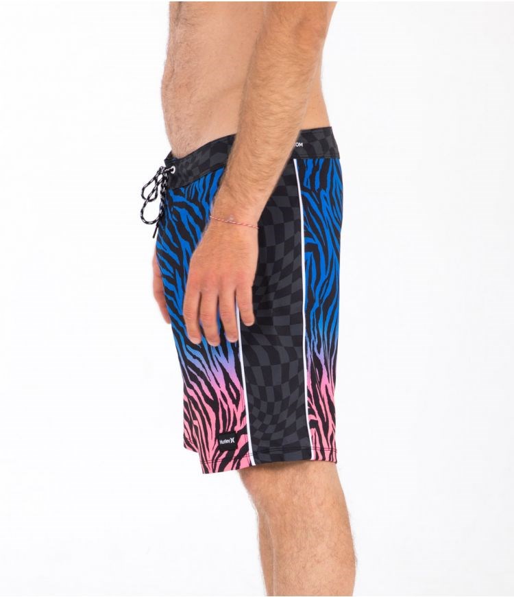 Hurley Phantom Fastlane Ac Zebra 18' Boardshorts Azules | CBMKUR-769
