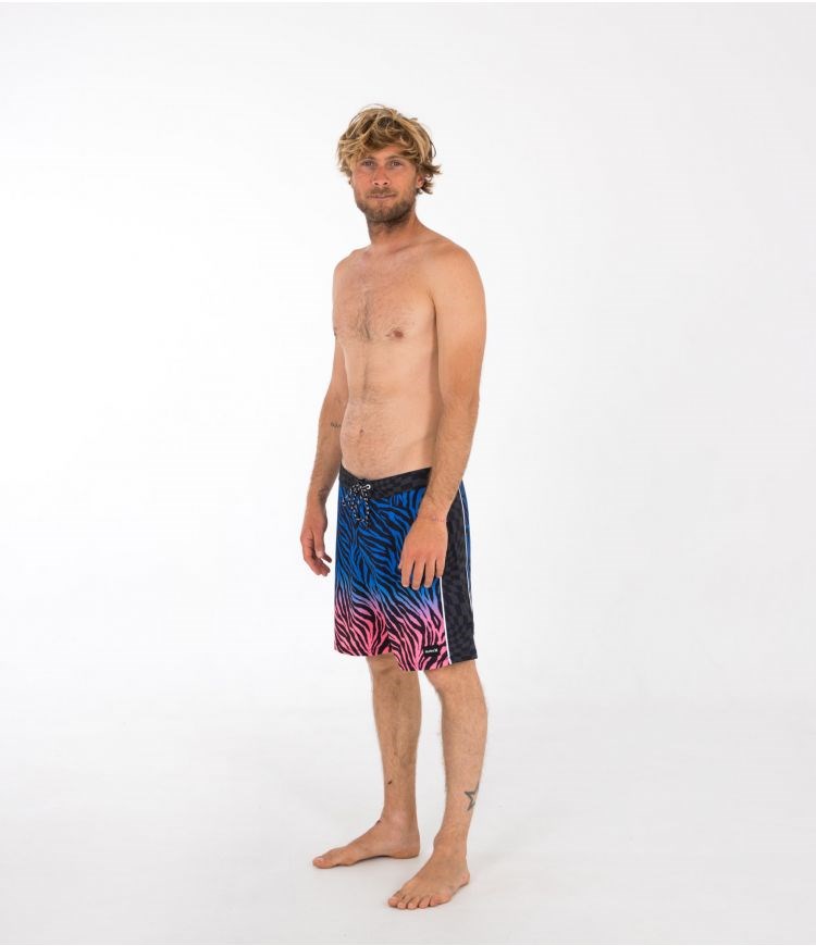 Hurley Phantom Fastlane Ac Zebra 18' Boardshorts Azules | CBMKUR-769