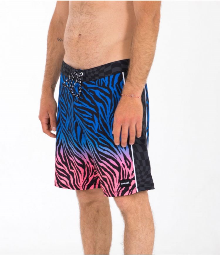 Hurley Phantom Fastlane Ac Zebra 18' Boardshorts Azules | CBMKUR-769