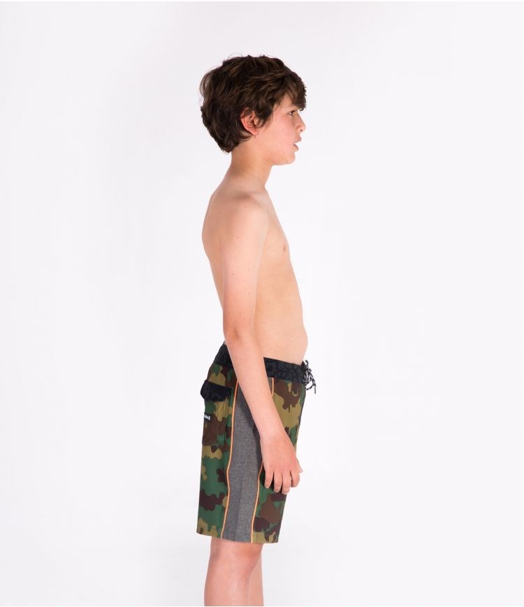 Hurley Phantom Fastlane Woodland - Boys - Kids' Boardshorts Kaki | RCJXSE-609