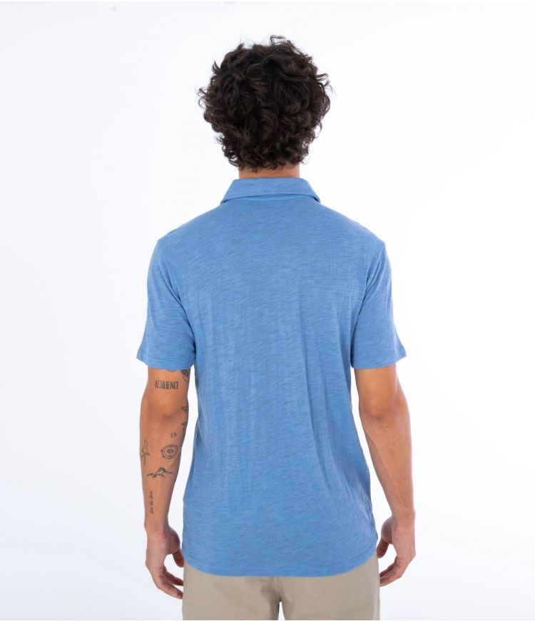 Hurley Polo Corta Sleeve Ace Vista Azules | QWCDFO-610