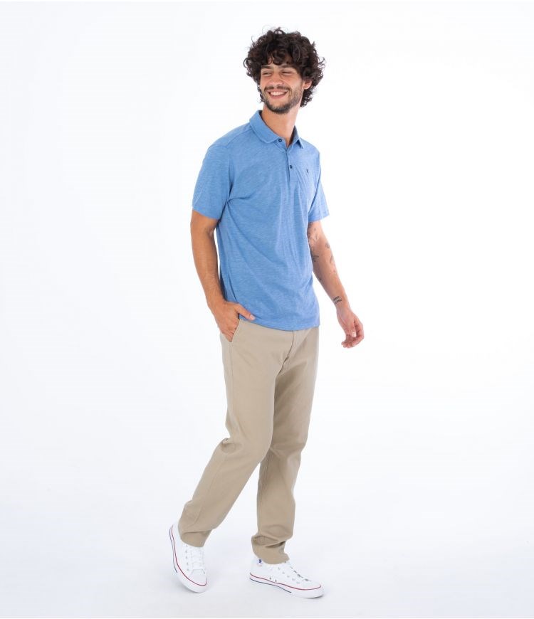 Hurley Polo Corta Sleeve Ace Vista Azules | QWCDFO-610