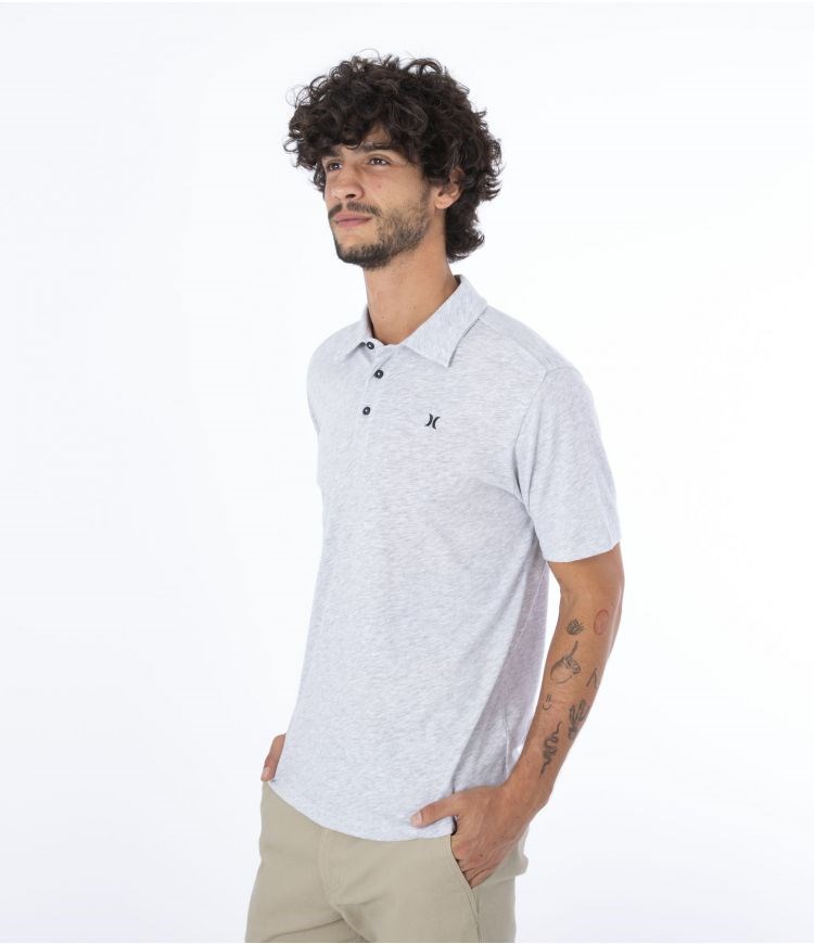 Hurley Polo Corta Sleeve Ace Vista Blancos | PKMDSL-498