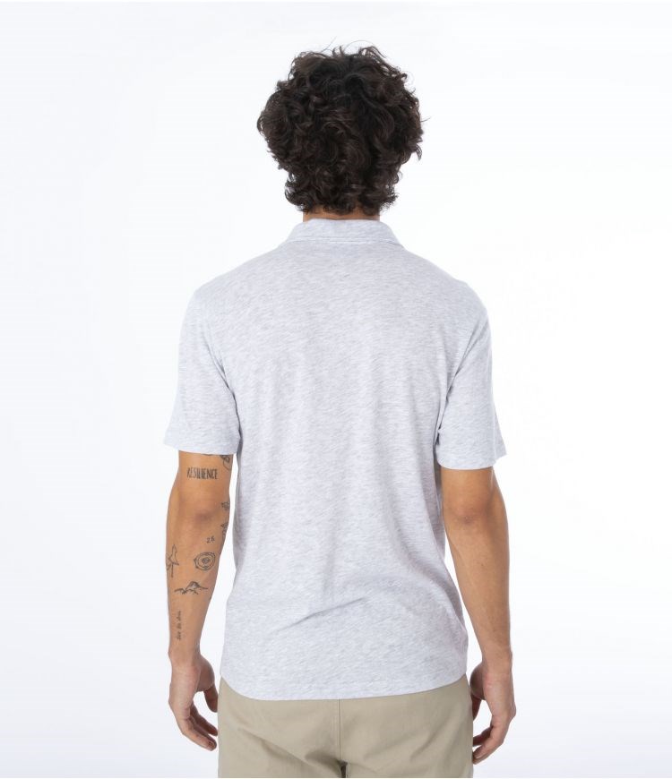 Hurley Polo Corta Sleeve Ace Vista Blancos | PKMDSL-498