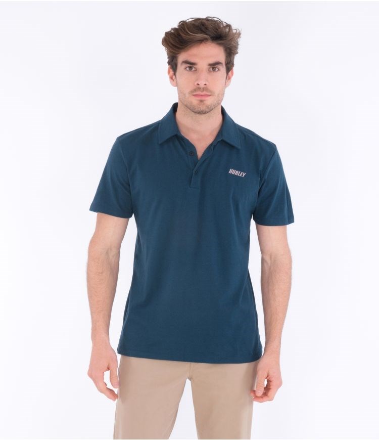Hurley Polo Corta Sleeve H20-dri Ace Night Shadow | MOFRVP-314