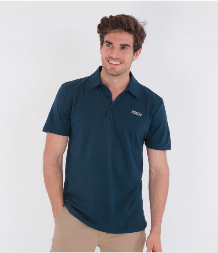 Hurley Polo Corta Sleeve H20-dri Ace Night Shadow | MOFRVP-314