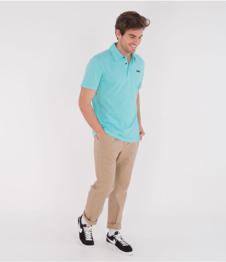 Hurley Polo Corta Sleeve H20-dri Ace Verdes | IJTLUM-368