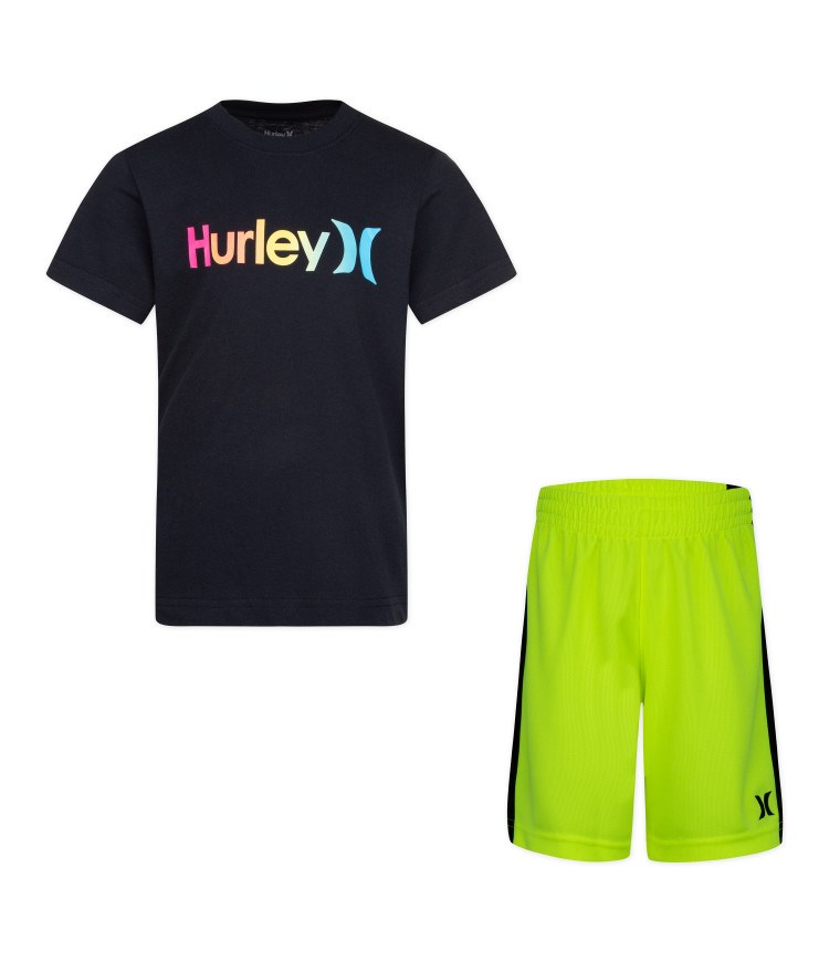 Hurley Set Boy - Hrlb O&o Gradient & Mesh Negros | MNDIXT-354