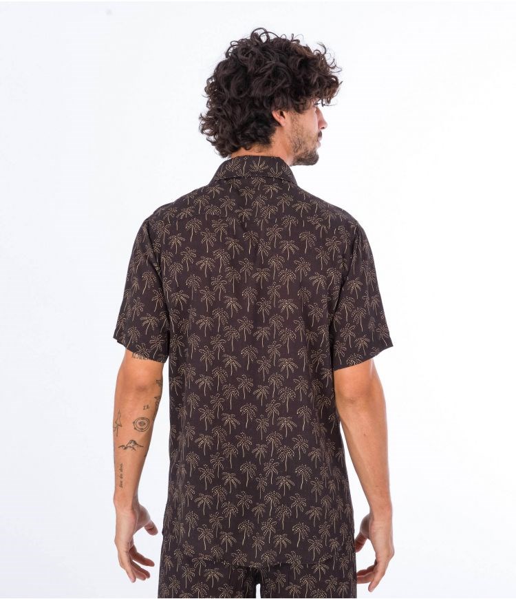 Hurley Shirt Corta Sleeve Coast Negros | WDRUSP-623