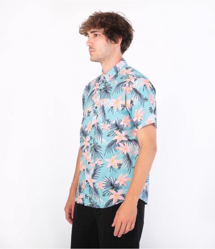 Hurley Shirt Corta Sleeve Org Wedge Verdes | GKIVON-785