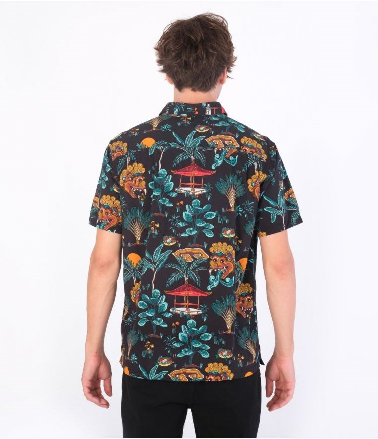Hurley Shirt Corta Sleeve Rincon Negros | VBQSXJ-647