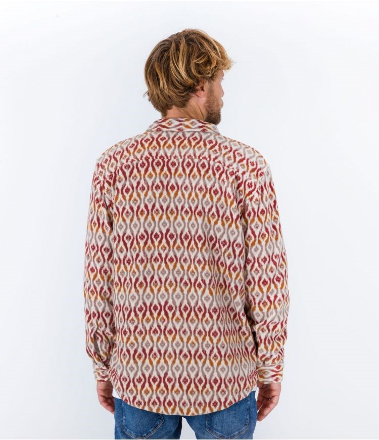 Hurley Shirt Santa Cruz Windchill Barely Bone | IUXBKT-915