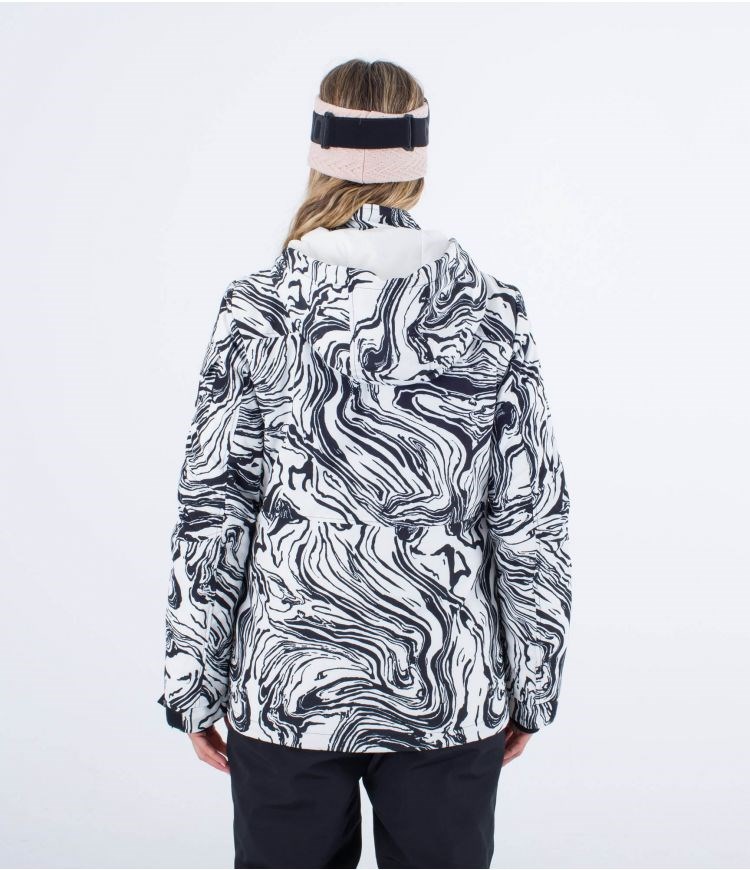 Hurley Snow Jacket Architectural 3m Negros Blancos | PIRSNW-523