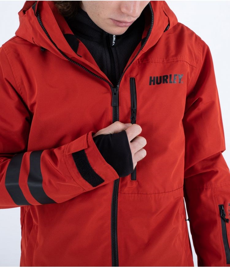 Hurley Snow Jacket Outlaw Azul Rey Rojos | SJQNTD-479