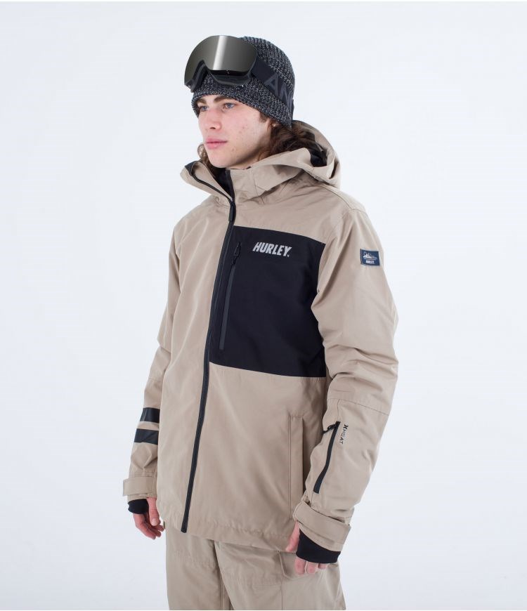 Hurley Snow Jacket Outlaw Kaki | CLDUPN-326
