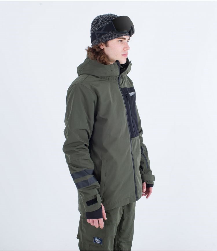 Hurley Snow Jacket Outlaw Kaki | VLCAQK-046