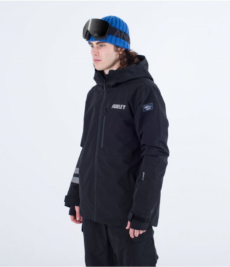 Hurley Snow Jacket Outlaw Negros | PUDNIE-506