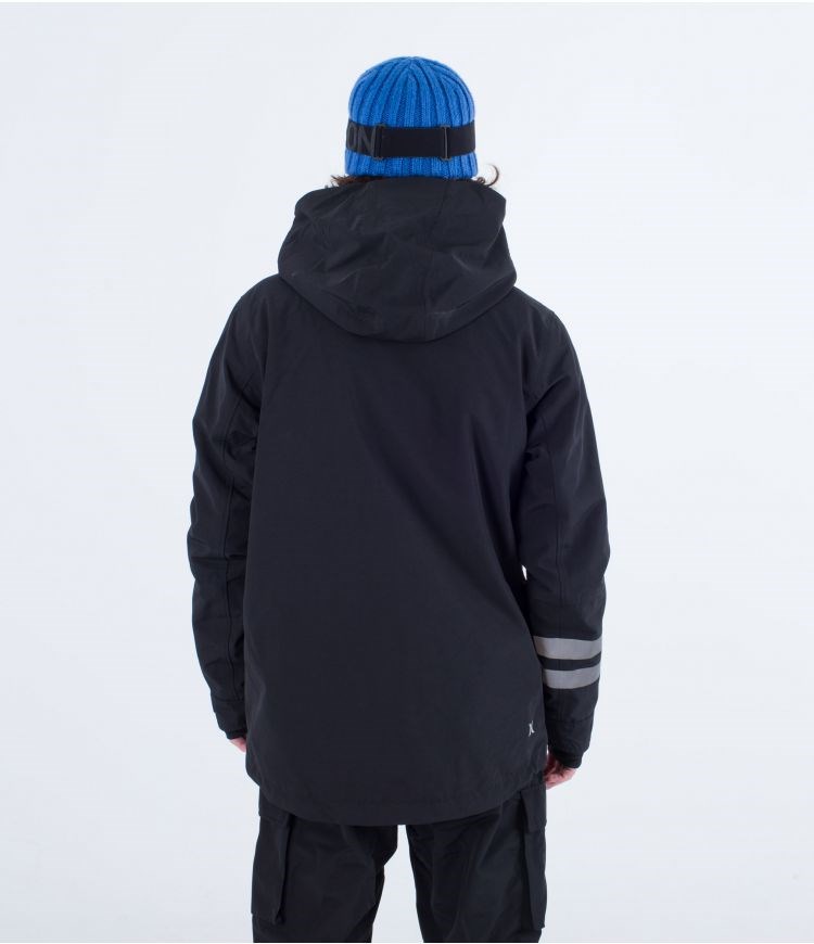 Hurley Snow Jacket Outlaw Negros | PUDNIE-506