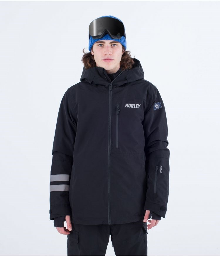 Hurley Snow Jacket Outlaw Negros | PUDNIE-506