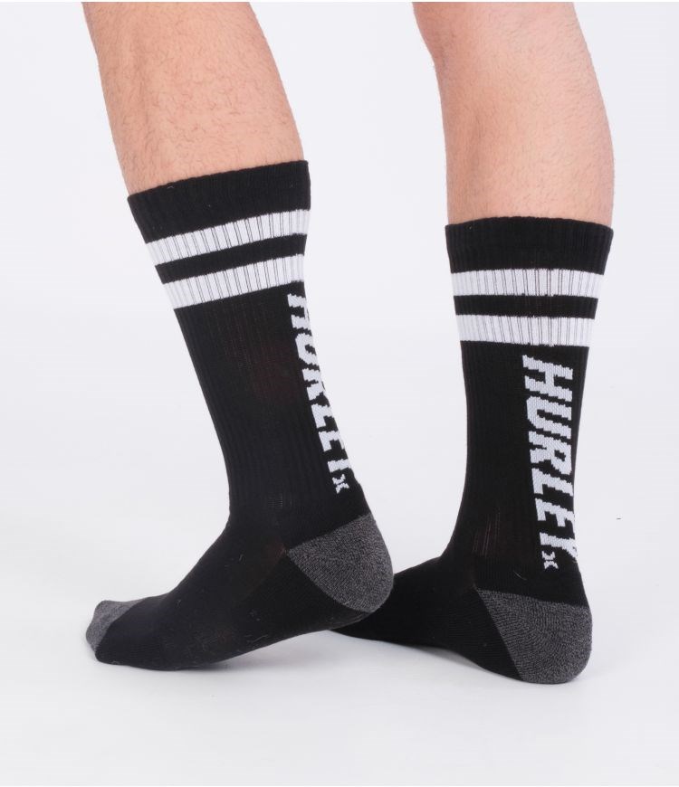 Hurley Socks 1 Pack Terry Negros | OHKXNG-906
