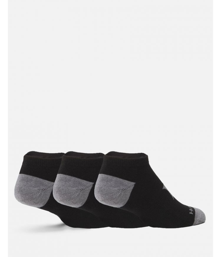 Hurley Socks 3 Pack Icon Newprint Or Black/Wht | LSZMGV-041