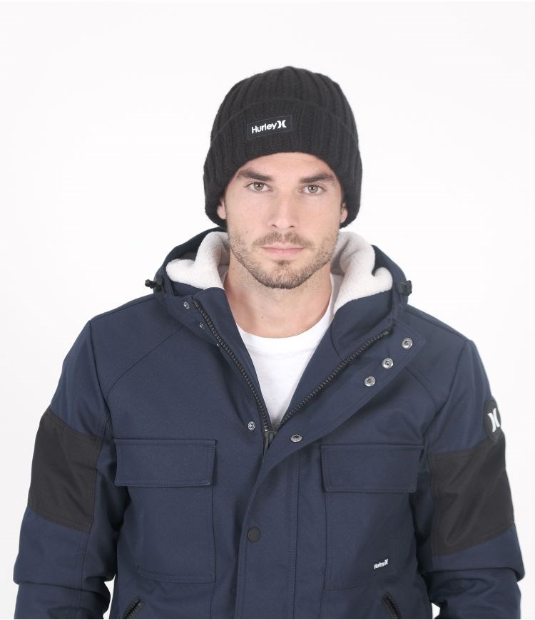 Hurley Squaw Beanie Negros | RWZIOU-251