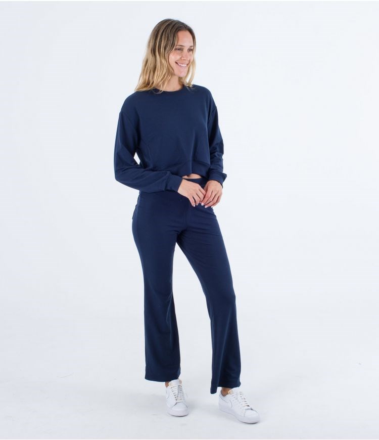 Hurley Sweatshirt Oversize Easy Azules | CULWJV-804