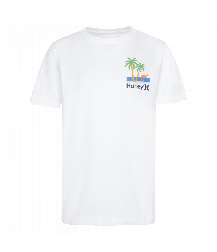 Hurley T-shirt Corta Sleeve Boy - Mingo Negros | LYFICB-795