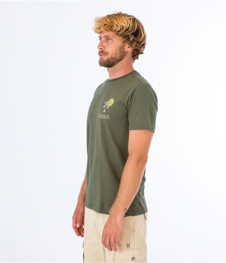 Hurley T-shirt Corta Sleeve Country Verdes Oscuro | TCMNWL-672