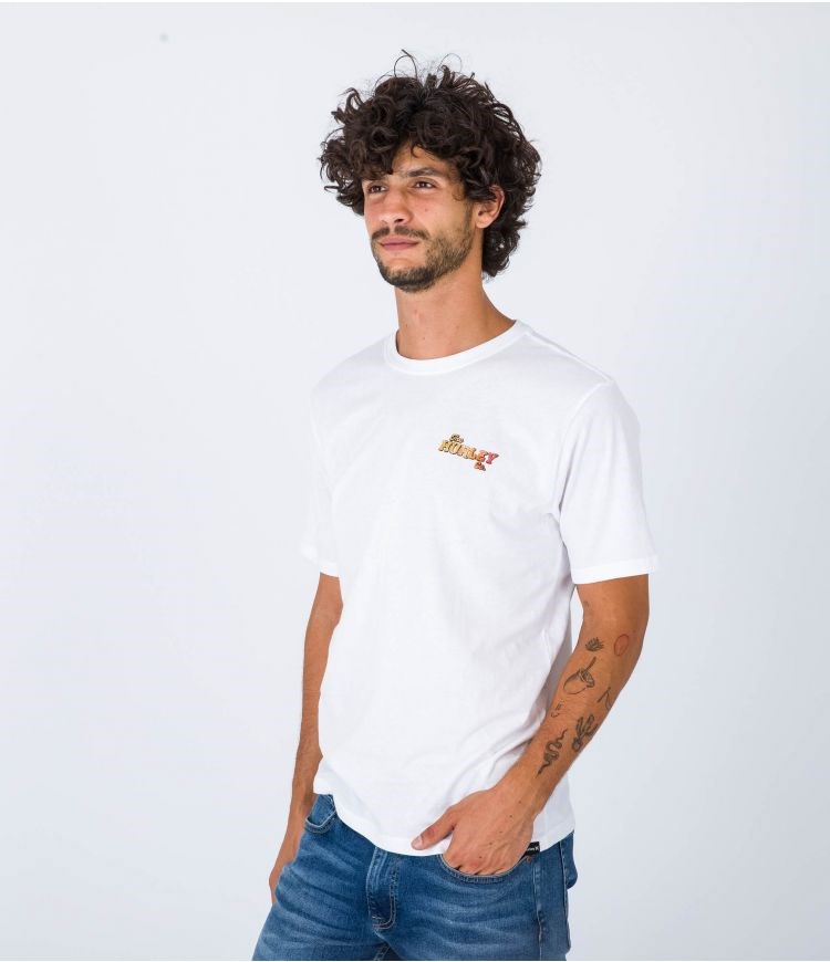 Hurley T-shirt Corta Sleeve Edv Wsh No Cancy Blancos | LIZOVC-423
