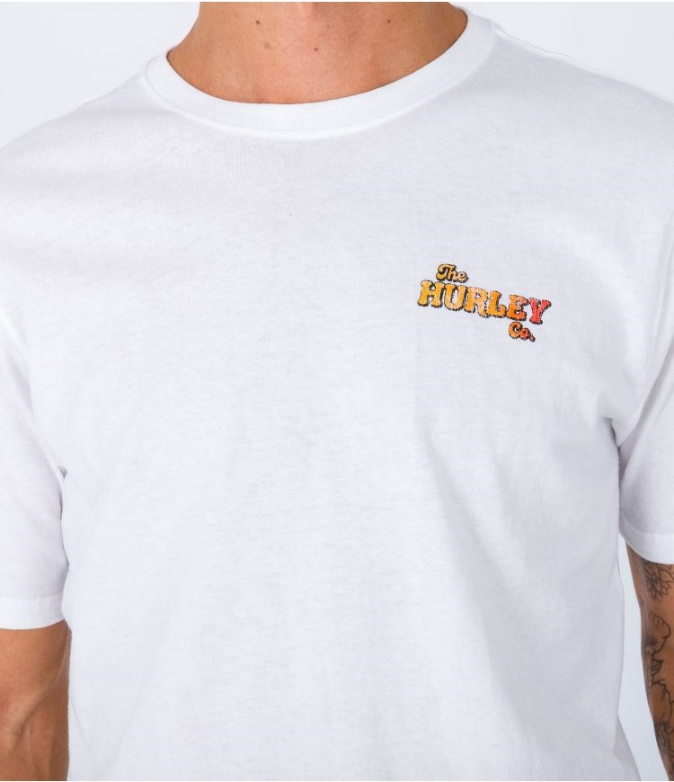 Hurley T-shirt Corta Sleeve Edv Wsh No Cancy Blancos | LIZOVC-423