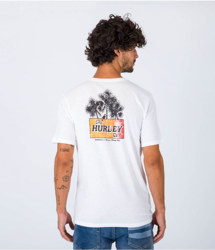 Hurley T-shirt Corta Sleeve Edv Wsh No Cancy Blancos | LIZOVC-423