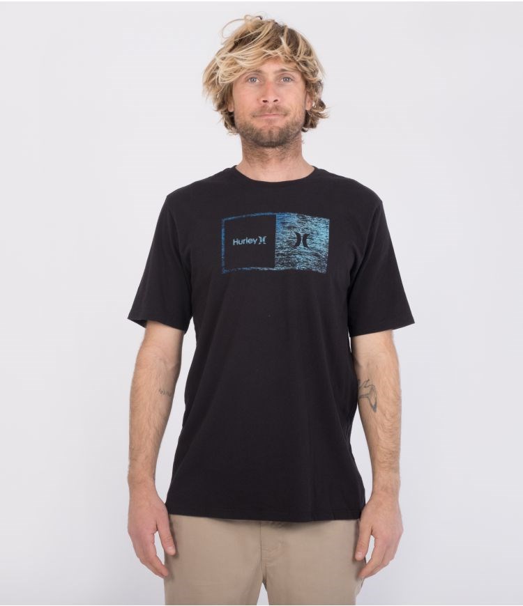 Hurley T-shirt Corta Sleeve Evd Wash Halfer Gradient Negros | UXHTEV-421