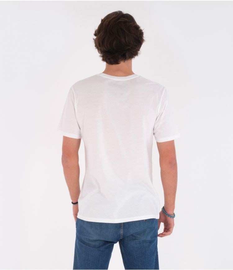 Hurley T-shirt Corta Sleeve Evd Wash Paradise Trip Blancos | GZSFKT-026