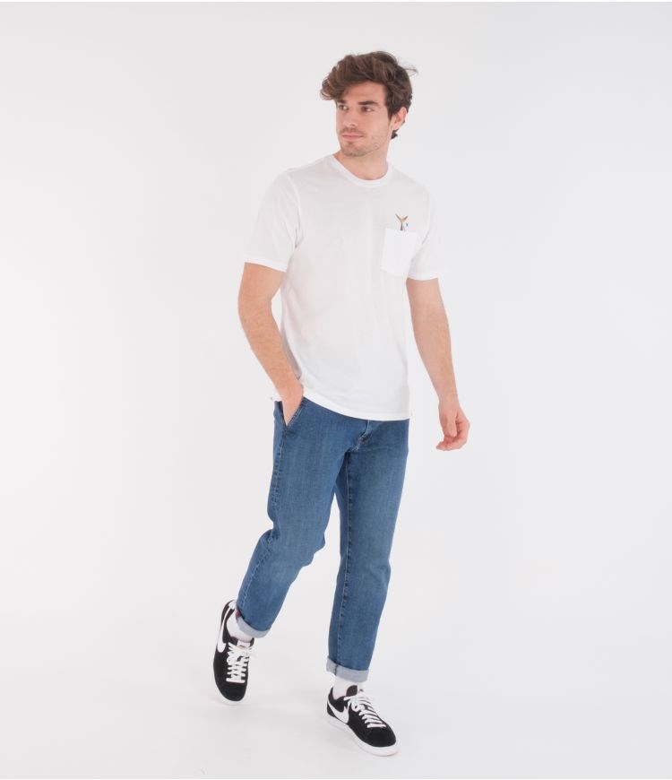 Hurley T-shirt Corta Sleeve Evd Wash Toro Blancos | QNIHCA-426